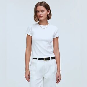 Madewell Raglan-Sleeve Baby Tee